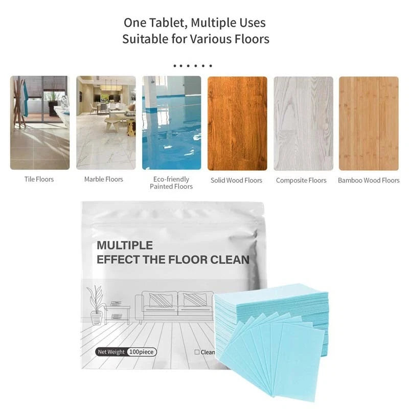 (Pack of 2) Floor Cleaning Sheets – Multi-Surface Floor Cleaner Sheets