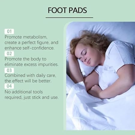 20 Patches Mild Care Foot Pads- Night Use Relaxation & Foot Care Patches