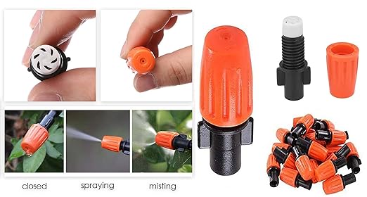 Garden Water Sprinkler Kit with Adjustable Spray Nozzles (8M, 10 Points) – Micro Drip Irrigation System