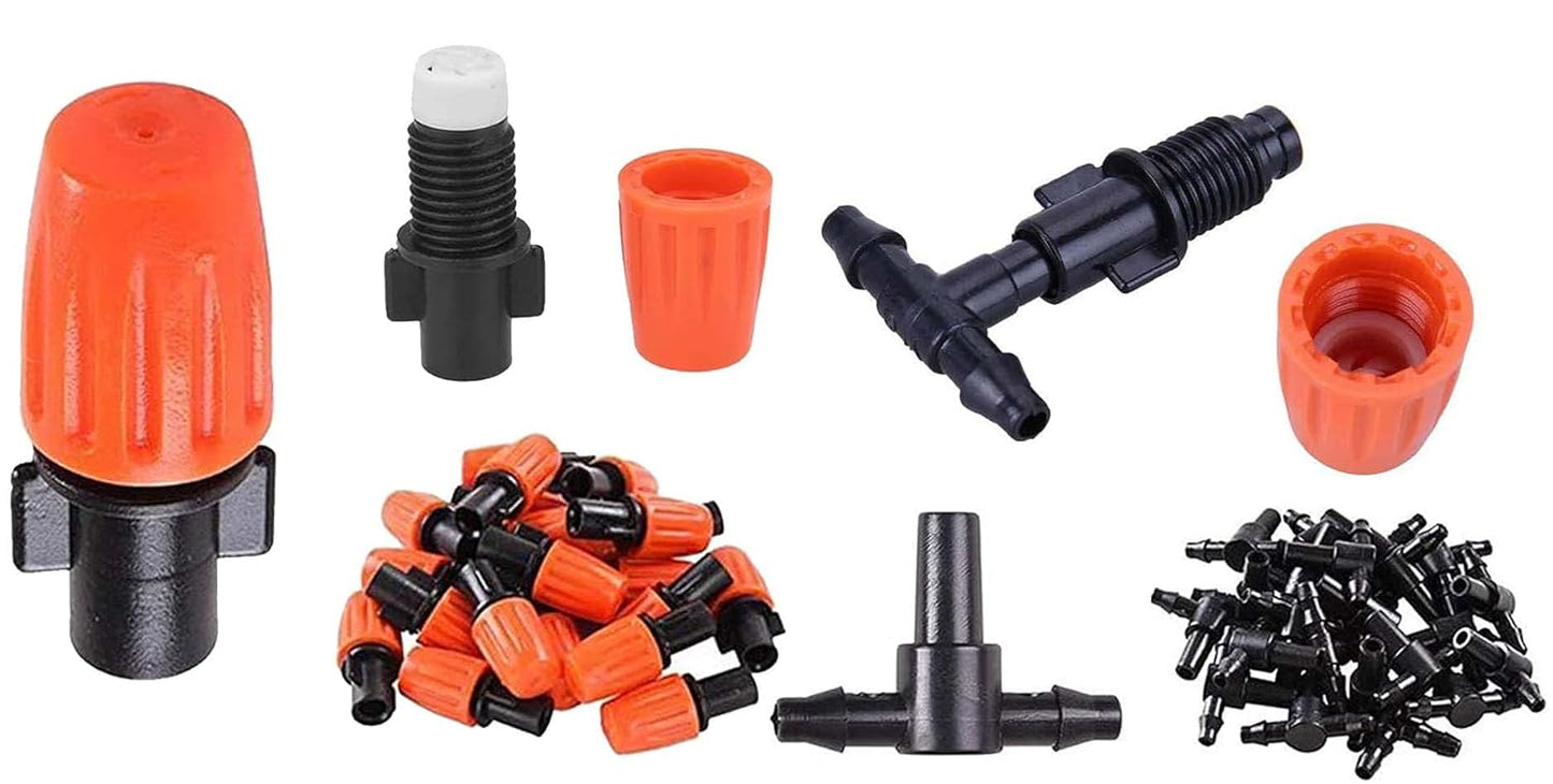 Garden Water Sprinkler Kit with Adjustable Spray Nozzles (8M, 10 Points) – Micro Drip Irrigation System