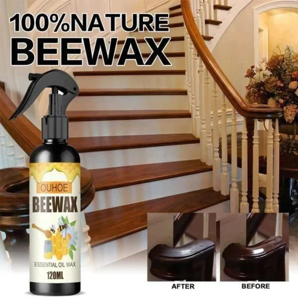 (Pack of 2) BeeWax Natural Furniture Polish & Cleaner Spray