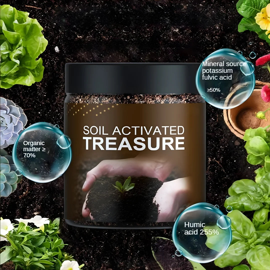 (Pack of 2) Premium Soil Activator - Organic Soil Activated Treasure