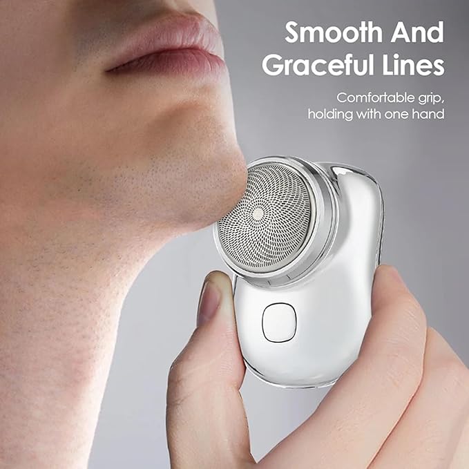 Mini Electric Razor Shaver for Men – Rechargeable Portable Electric Shaver