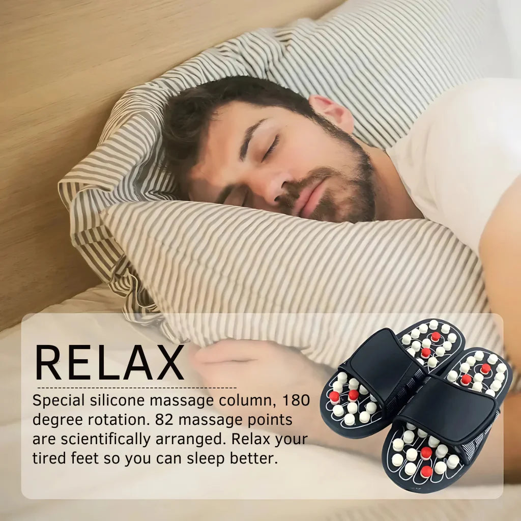 Acupressure & Magnetic Therapy Paduka/Slippers for Full Body Blood Circulation (Men & Women)