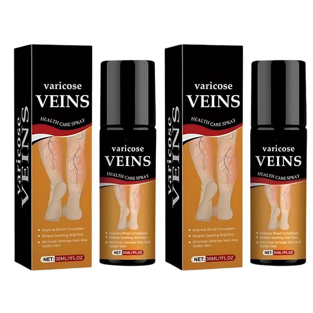 (Pack of 2) Varicose Veins Health Care Spray