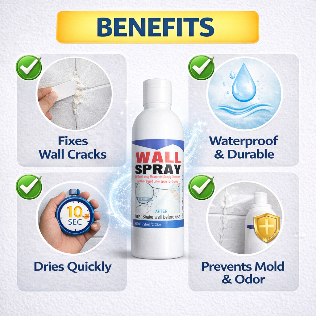 AI Wall Spray Crack Repair Spray pack of 2