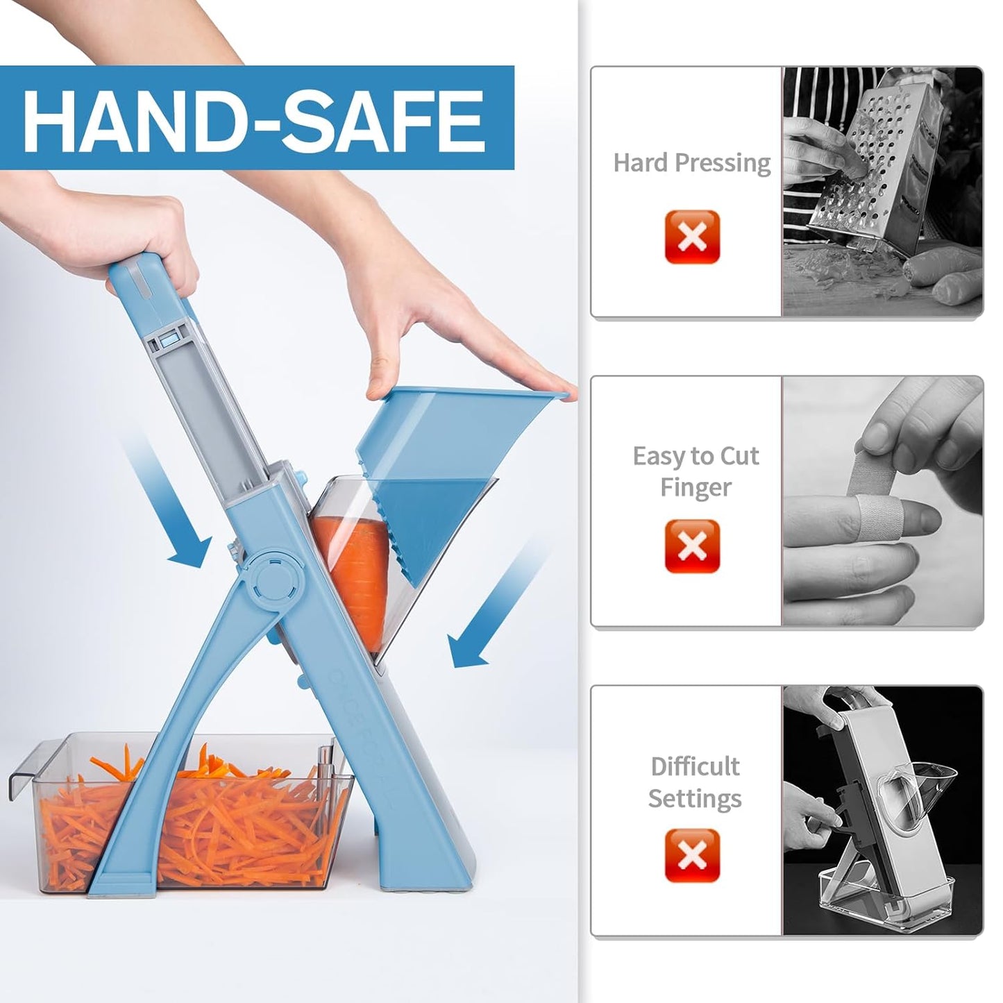 Vegetable Chopper Slicer for Kitchen(random color) - CL-DW-1159