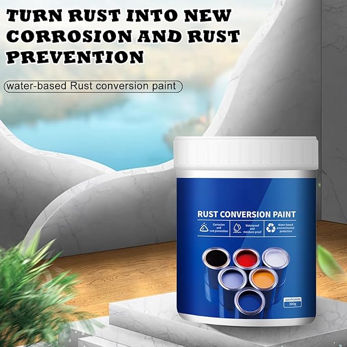 (Pack of 2) Rust Converter Paint for Metal