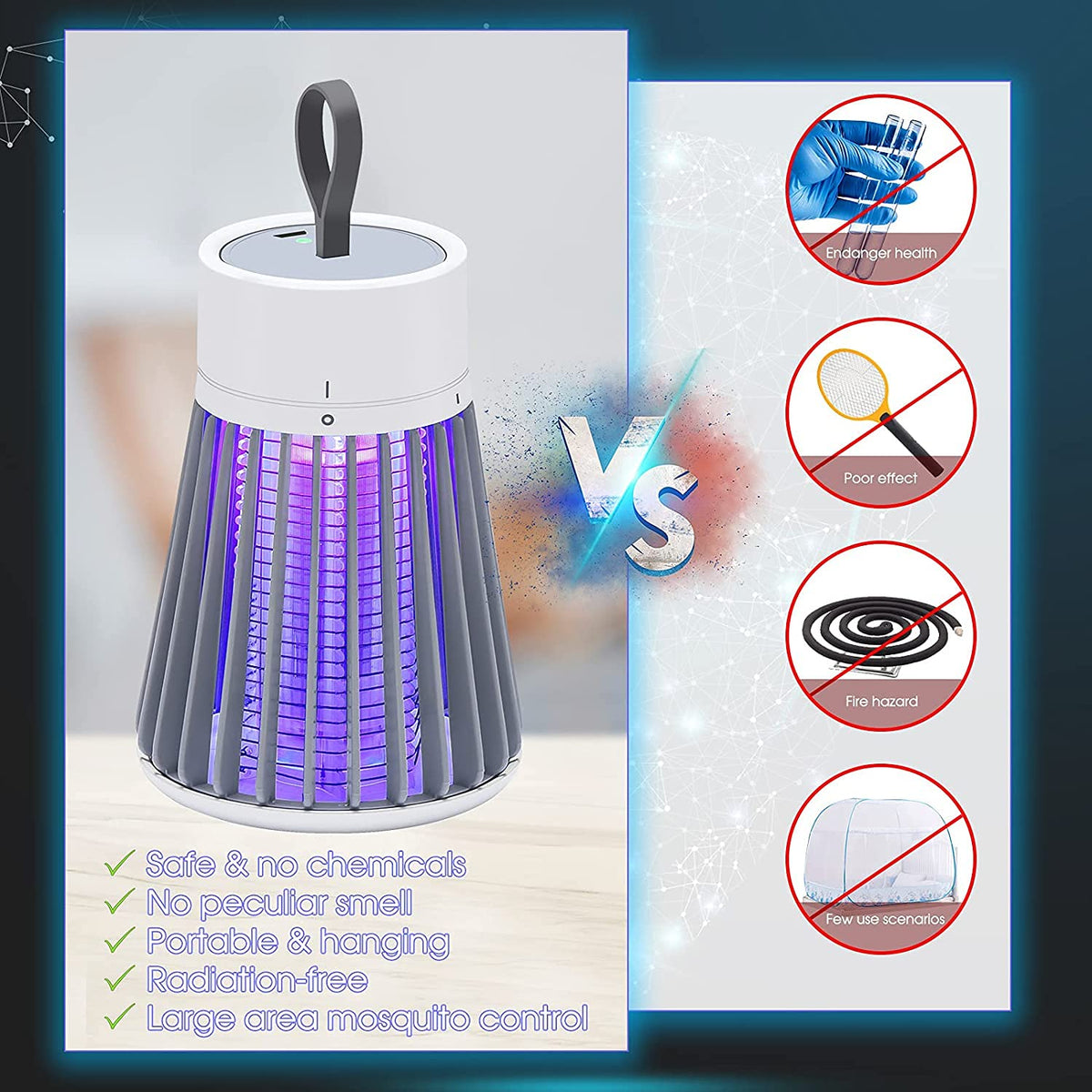 (Pack of 2) Eco Friendly Electronic LED Mosquito Killer Machine