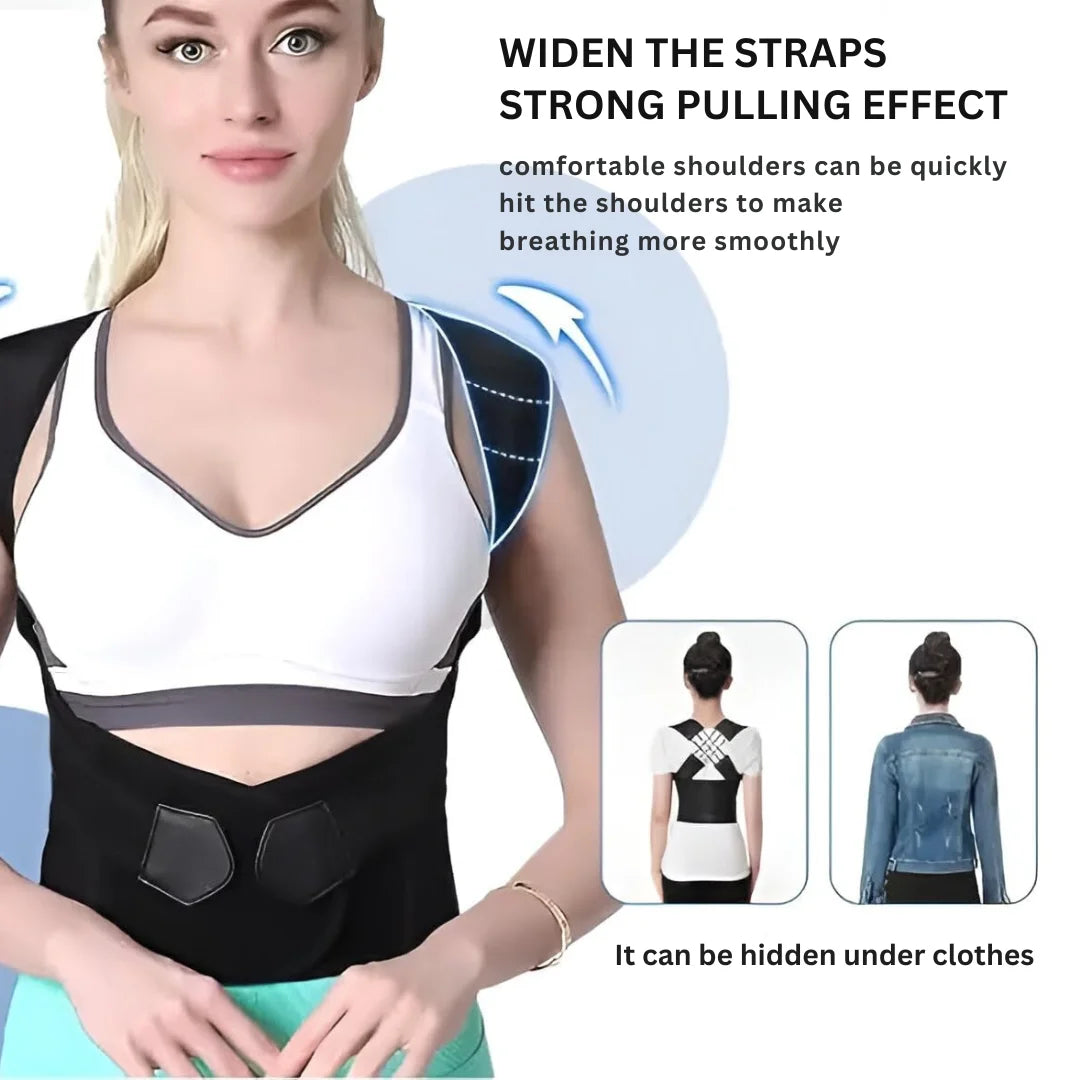 Adjustable Posture Support Belt for Men & Women – Back & Shoulder Support