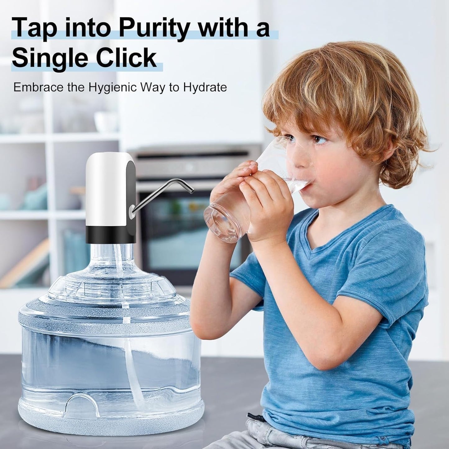 Automatic Wireless Water Bottle Dispenser Pump – Water Can Pump for 20 Litre Bottles