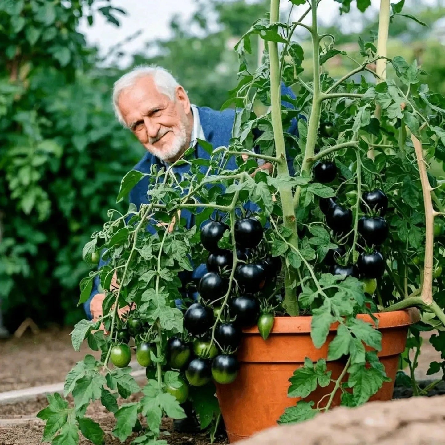 SS Rare Blueberry Pruple Tomato Seeds No Gmo | Buy 1 Get 1 Free
