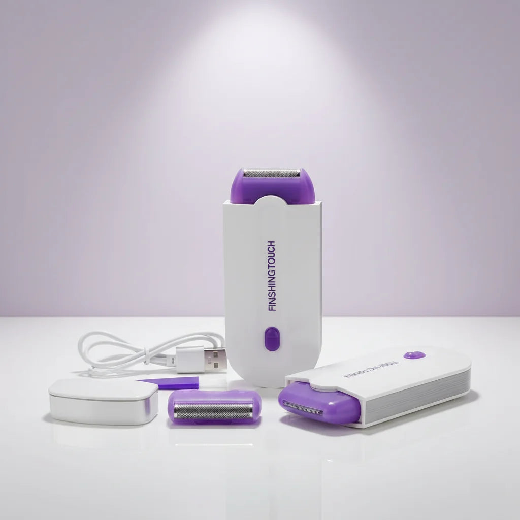 Rechargeable Painless Facial & Body Hair Remover Trimmer for Men & Women