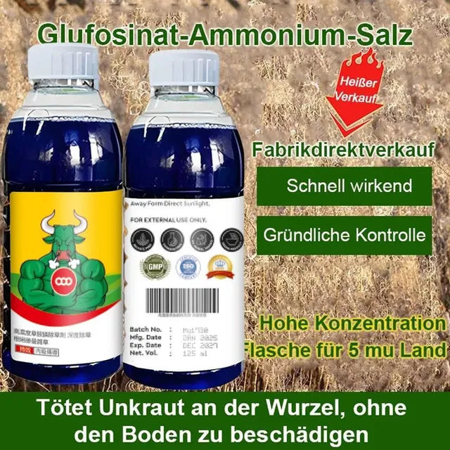 (Pack of 2) Organic High-Concentration Glufosinate Herbicide for All Crops
