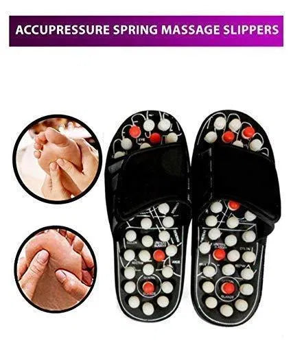 Acupressure & Magnetic Therapy Slippers for Foot Comfort & Relaxation (Unisex)