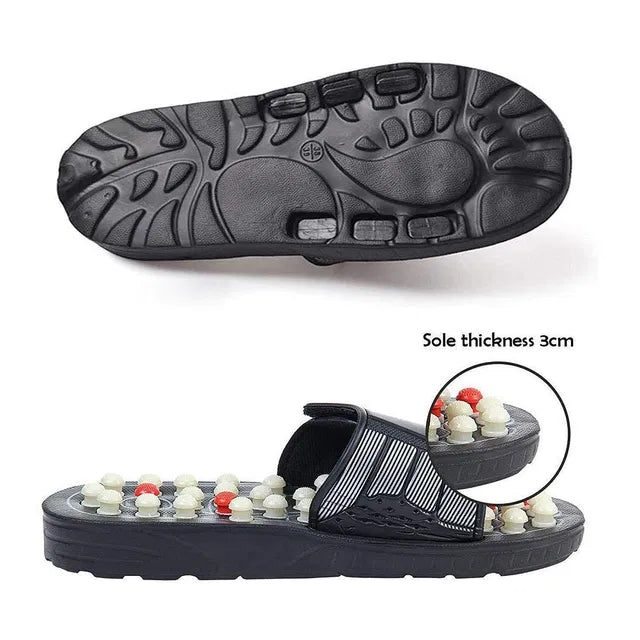 Acupressure & Magnetic Therapy Slippers for Foot Comfort & Relaxation (Unisex)