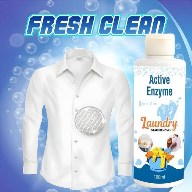 (Pack of 2) All in One Active Enzyme Laundry Stain Remover