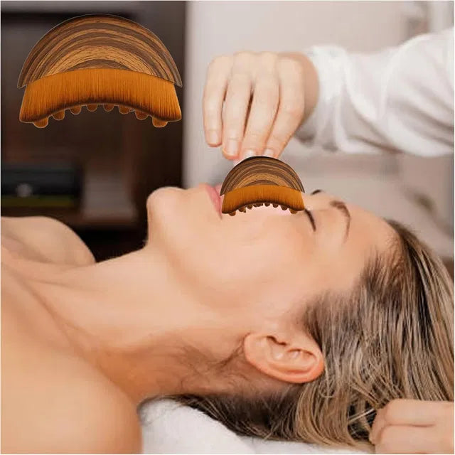 Lymphatic Contour Face Brush – Facial Massager for Jawline, Chin & Neck
