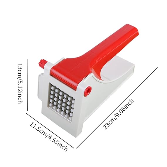 French Fries Cutter – Heavy Duty Vegetable Slicer for Carrots, Cucumber, Potatoes