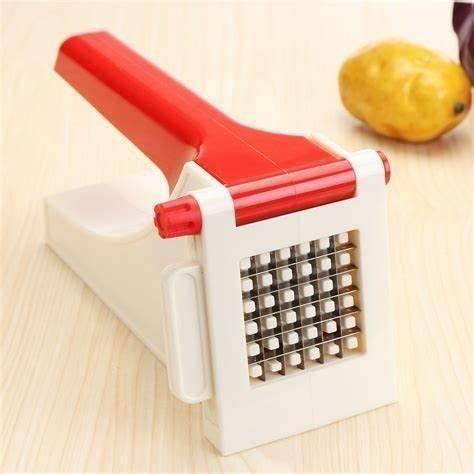 French Fries Cutter – Heavy Duty Vegetable Slicer for Carrots, Cucumber, Potatoes