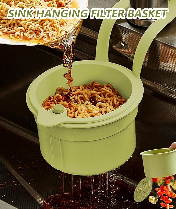 (Pack of 2) Kitchen Sink Drain Basket – Durable Sink Drain Filter