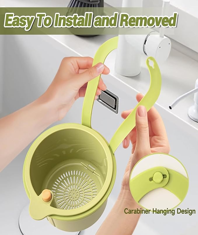 (Pack of 2) Kitchen Sink Drain Basket – Durable Sink Drain Filter