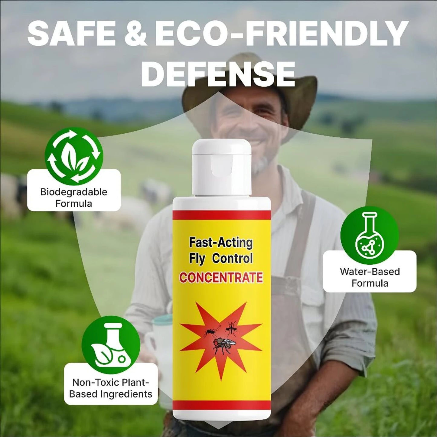 Pack of 2- Fast Acting Fly Control Concentrate
