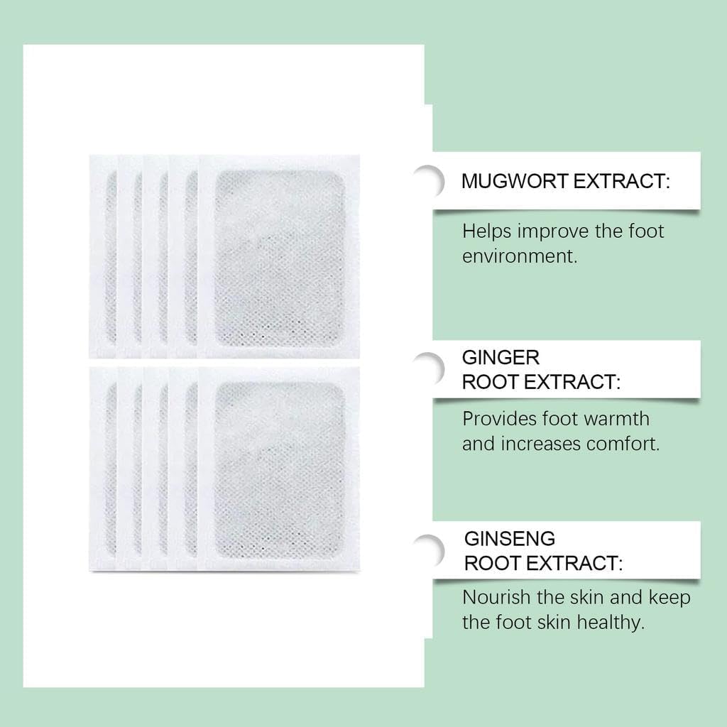 20 Patches Mild Care Foot Pads- Night Use Relaxation & Foot Care Patches