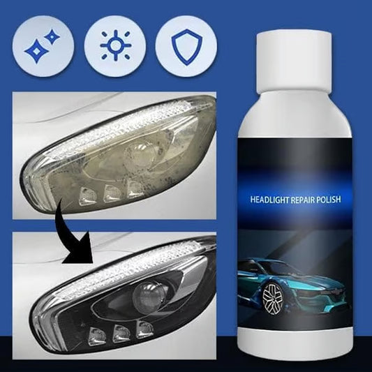 (Pack of 2) Car Headlight Repair Fluid Scratch Remover