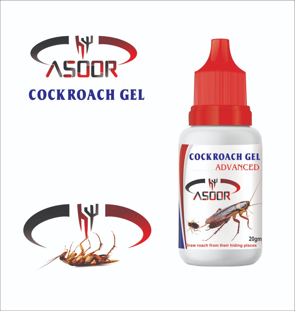 Cockroach Repellent Gel – Cockroach Control Gel for Kitchen & Home - 20 Grams Each