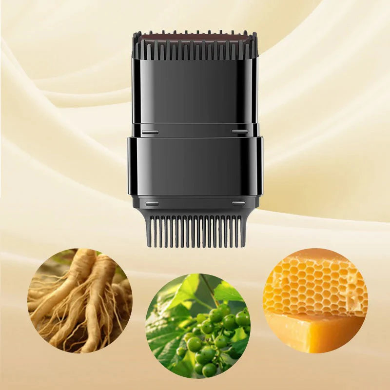 Instant Hair Dye Stick with Built-in Comb, Gray Hair Dye, 2-in-1 Touch-Up Comb