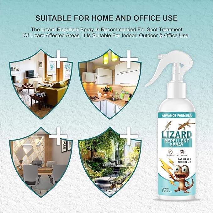 (Pack of 2) Lizard Repellent for Home Spray Pest Control