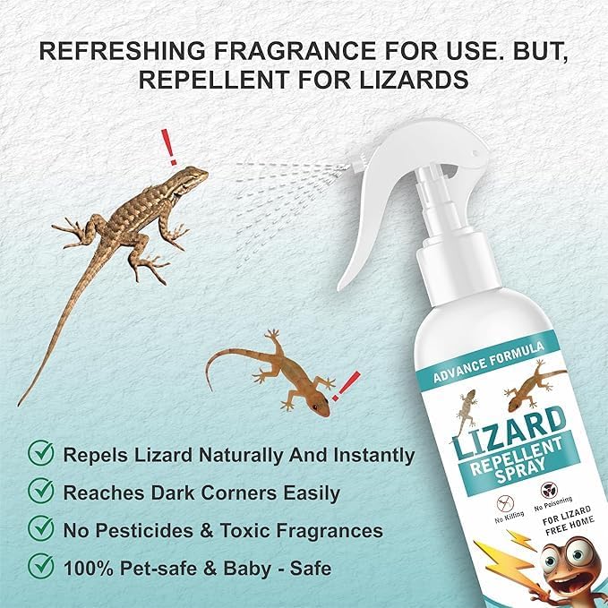 (Pack of 2) Lizard Repellent for Home Spray Pest Control