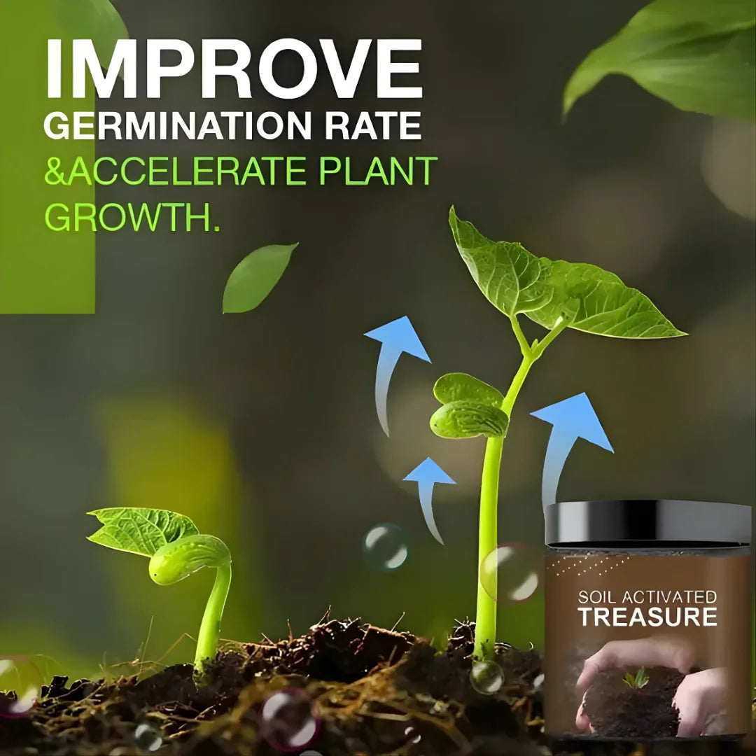 (Pack of 2) Premium Soil Activator - Organic Soil Activated Treasure