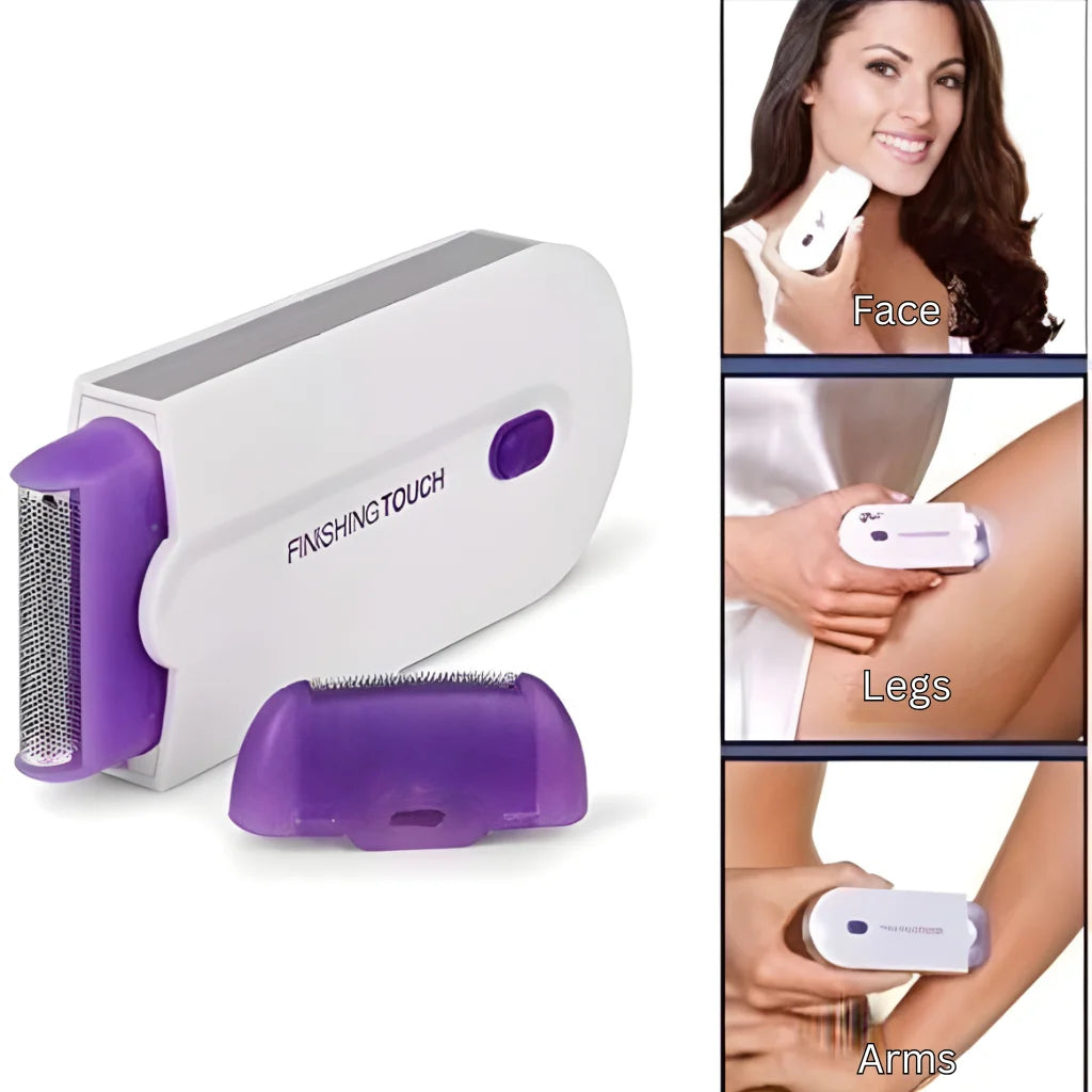Rechargeable Painless Facial & Body Hair Remover Trimmer for Men & Women