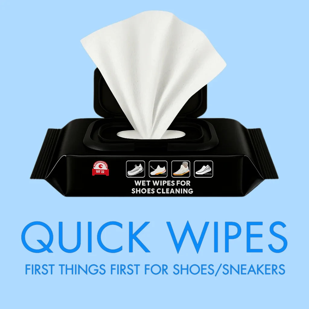 Natural Instant Sneaker & Shoe Cleaner Wipes (50% OFF)