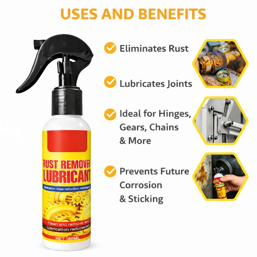 New Rust Remover Lubricant 180 ml (Pack of 2)
