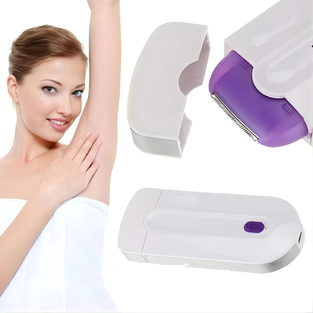 Rechargeable Painless Facial & Body Hair Remover Trimmer for Men & Women